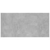 vidaXL Tête de lit Gris béton 160x1,5x80 cm Bois d'ingénierie