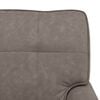 vidaXL Chaise longue avec coussin Gris 91 x 157 x 91 cm Simili cuir