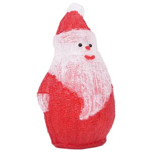 vidaXL Silhouette de P&egrave;re No&euml;l LED Acrylique Int&eacute;rieur/ext&eacute;rieur 28 cm