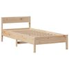 vidaXL Lit biblioth&egrave;que sans matelas 90x190 cm bois de pin massif