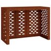 vidaXL Housse de climatiseur Rouill&eacute; 110 x 50 x 80 cm Acier patin&eacute;