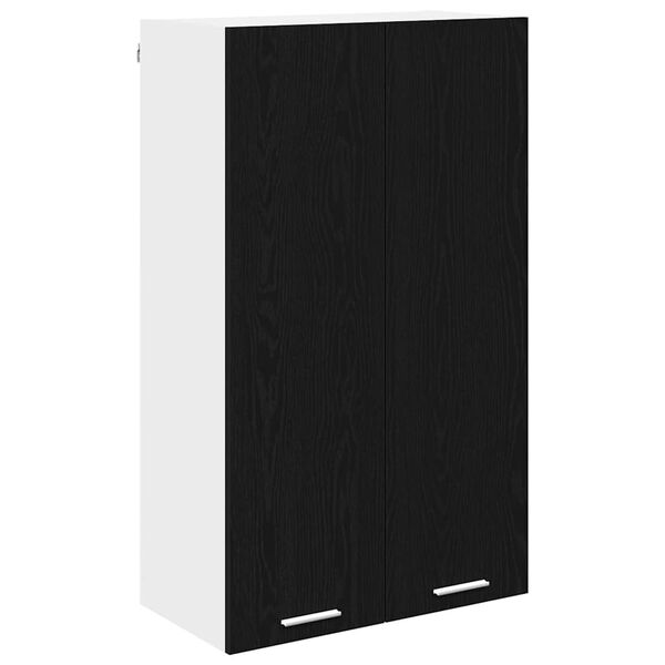 vidaXL Armoire suspendue Ch&ecirc;ne noir 60 x 31 x 100 cm Bois d'ing&eacute;nierie