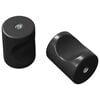 vidaXL Bouton de cabinet 2 pcs Noir 18 x 23 mm Fer