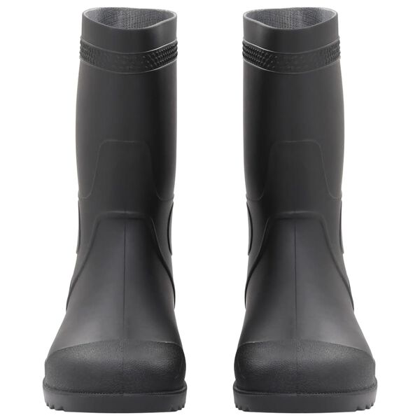 vidaXL Bottes de pluie noir taille 44 PVC