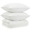 vidaXL Ensemble de couette 90 % en duvet d&rsquo;oie FULDA 3 pc 135 x 220 cm