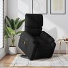 vidaXL Fauteuil inclinable de massage électrique Noir Tissu
