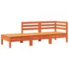 vidaXL Canapé de jardin avec coussins et repose-pied bois pin massif
