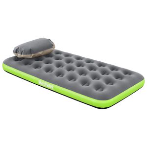Bestway Matelas pneumatique Gris et Vert 188 x 99 x 22 cm PVC