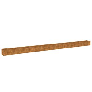 vidaXL Lit sur&eacute;lev&eacute; de jardin 770x50x36 cm acier corten