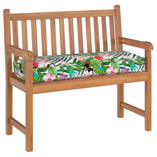 vidaXL Coussin Floral Multicolore 110 x 40 x 8 cm Tissu Oxford