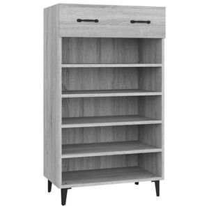 vidaXL Armoire &agrave; chaussures Sonoma gris 60x35x105 cm Bois d'ing&eacute;nierie