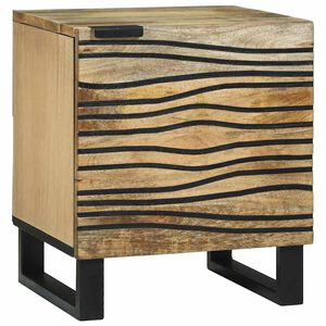 vidaXL Cabinet de chevet Marron 40 x 33 x 46 cm Bois d'acacia massif