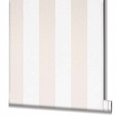Noordwand Papier peint Topchic Stripes Beige et blanc