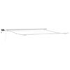 vidaXL Cadre d'auvent Blanc 450 &times; 350 cm Aluminium