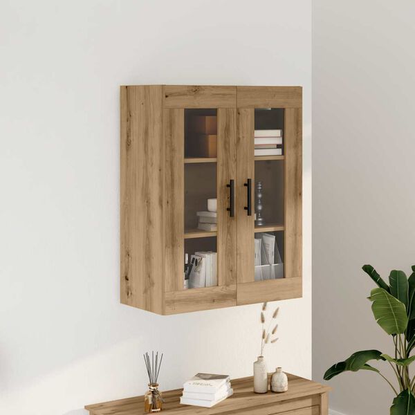 vidaXL Buffet ch&ecirc;ne artisanal 69,5x34x90 cm bois d'ing&eacute;nierie