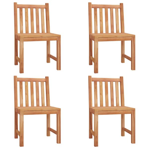 vidaXL Ensemble &agrave; manger de jardin 5pcs Bois de teck massif