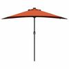 vidaXL Parasol de jardin Terre cuite 294 x 150 x 223 cm