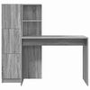 vidaXL Bureau 2 pcs Gris Sonoma