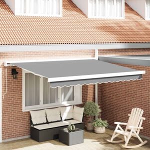 vidaXL Cadre d'auvent Blanc 300 x 250 cm Aluminium