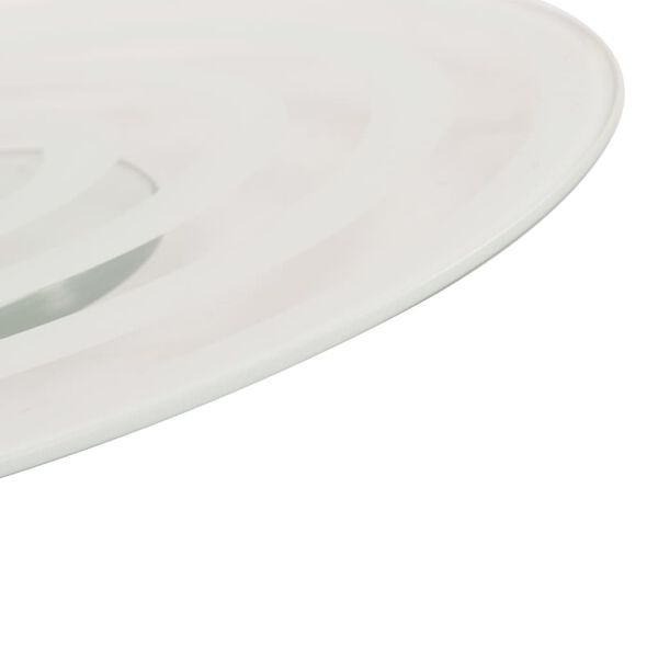 vidaXL Assiette de service rotative 2pcs Transparent 30cm Verre tremp&eacute;