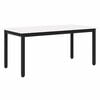 vidaXL Table basse Blanc 100 x 50 x 45 cm Bois de pin massif