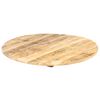 vidaXL Dessus de table Bois de manguier solide Rond 15-16 mm 50 cm