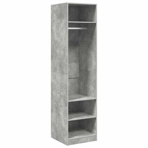 vidaXL Garde-robe Gris b&eacute;ton 50x50x200 cm Bois d'ing&eacute;nierie