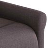 vidaXL Fauteuil inclinable Marron fonc&eacute; Tissu