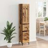 vidaXL Haut Armoire Bois Ancien 34,5 x 34 x 180 cm Bois d'ing&eacute;nierie
