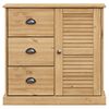 vidaXL Buffet haut VIGO 78x40x175 cm bois massif de pin