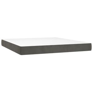 vidaXL Matelas de lit &agrave; ressorts ensach&eacute;s fermet&eacute; moyenne 152x203x20 cm velours
