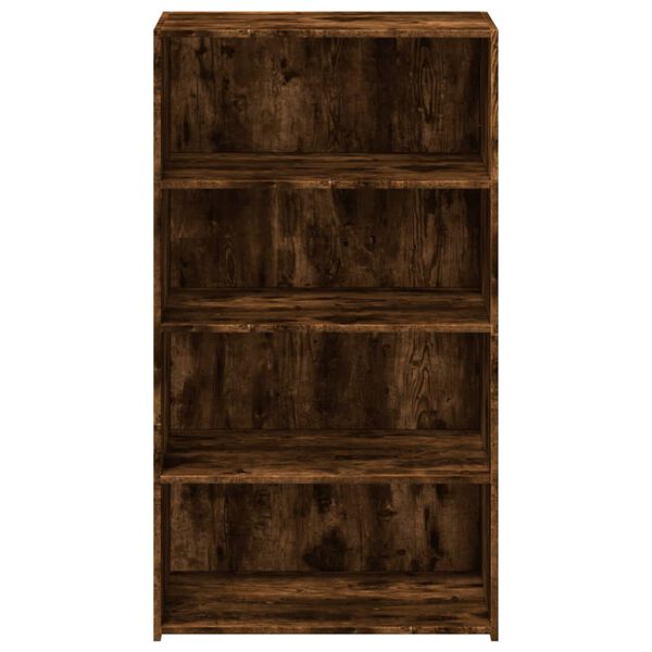 vidaXL Buffet haut ch&ecirc;ne fum&eacute; 70x41x124 cm bois d'ing&eacute;nierie
