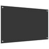 vidaXL Protection de cuisine Gris fonc&eacute; 100 x 60 x 0,6 cm verre tremp&eacute;