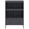 vidaXL Buffet haut anthracite 68x39x101,5 cm acier