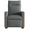vidaXL Fauteuil de massage inclinable Gris fonc&eacute; Tissu
