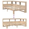 vidaXL Lit bibliothèque sans matelas 100x200 cm bois massif de pin