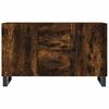 vidaXL Buffet ch&ecirc;ne fum&eacute; 100x36x60 cm bois d'ing&eacute;nierie