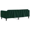 vidaXL Lit de repos sans matelas vert fonc&eacute; 100x200 cm velours