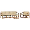 vidaXL Ensemble de canap&eacute;s d'ext&eacute;rieur 7 pcs Naturel et Beige