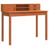 vidaXL Bureau avec tiroir Cire marron 110 x 50 x 93 cm Pin massif