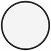vidaXL Miroir mural Noir &Oslash; 20 cm Rond