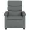 vidaXL Fauteuil de massage inclinable Gris fonc&eacute; Tissu