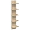 vidaXL &Eacute;tag&egrave;re Murale Ch&ecirc;ne Sonoma 22 x 15 x 100 cm Bois d'ing&eacute;nierie