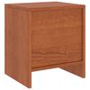 vidaXL Tables de chevet 2pcs Marron miel 35x30x40cm Bois de pin massif