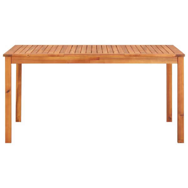 vidaXL Table de jardin 150x90x74 cm Bois d'acacia massif