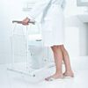 RIDDER Barre d'appui mobile pour toilettes Blanc 150 kg A0110101
