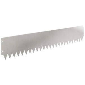 vidaXL Bordure de Pelouse 30 pcs 103 x 20 cm Acier Argent&eacute;