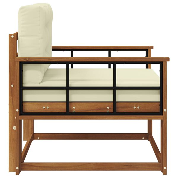 vidaXL Sofa de milieu ext&eacute;rieur Bois d'Acacia Massif Naturel