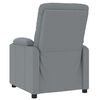 vidaXL Fauteuil inclinable Gris clair Tissu