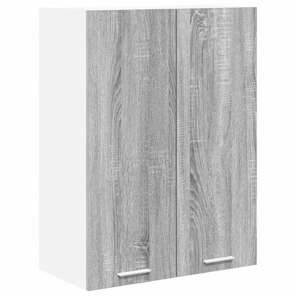 vidaXL Armoire suspendue Gris Sonoma 60 x 31 x 80 cm Bois d'ing&eacute;nierie